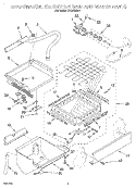 EVAPORATOR, ICE CUTTER GRID AND WATER Diagram and Parts List for JVGC535A1  Whirlpool Ice Maker