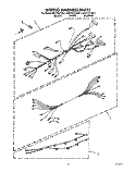 WIRING HARNESS Diagram and Parts List for KEDT207YBL1  KitchenAid Range