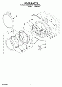 Part Location Diagram of W10209905 Whirlpool TRIM