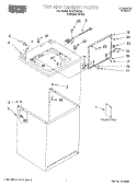 Part Location Diagram of LIT3953960 Whirlpool Literature Parts (Use & Care Guide) (English)