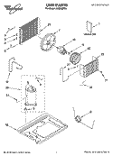 UNIT PARTS Diagram and Parts List for ACQ082PS4  Whirlpool Air Conditioner