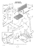 UNIT Diagram and Parts List for KTRS22KWAL00  KitchenAid Refrigerator