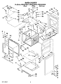 OVEN PARTS Diagram and Parts List for KESK901SSS01  KitchenAid Range