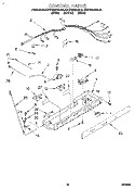 CONTROL Diagram and Parts List for KSRP25QDBL00  KitchenAid Refrigerator