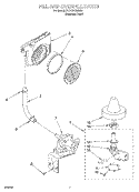 FILL AND OVERFILL Diagram and Parts List for KUDC24SESS5  KitchenAid Dishwasher