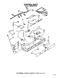 CONTROL Diagram and Parts List for KSRS22DWAL02  KitchenAid Refrigerator