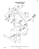 MANIFOLD Diagram and Parts List for SE953PEKT0  Whirlpool Range