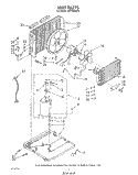 UNIT Diagram and Parts List for AR1000XW0  Whirlpool Air Conditioner