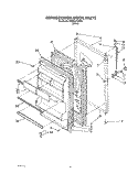 REFRIGERATOR DOOR, LIT/OPTIONAL Diagram and Parts List for JWARG475D00  Whirlpool Refrigerator