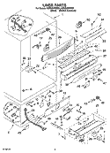 LINER PARTS Diagram and Parts List for KBRS36FMX01  KitchenAid Refrigerator