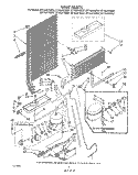 UNIT Diagram and Parts List for ET18JKYSG07  Whirlpool Refrigerator