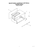 SLEEVE MODEL A0W22W21 (OPT.) Diagram and Parts List for ACU102XX1  Whirlpool Air Conditioner