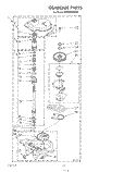 GEARCASE Diagram and Parts List for KAWE900SWH1  KitchenAid Washer