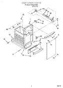 CONTAINER Diagram and Parts List for KUCC151GBT1  KitchenAid Trash Compactor