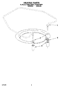 HEATER PARTS Diagram and Parts List for KUDS01VMMT1  KitchenAid Dishwasher