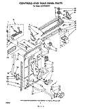 Part Location Diagram of 63897 Whirlpool PANEL, REAR
