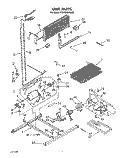 UNIT Diagram and Parts List for ET20GMXXW00  Whirlpool Refrigerator