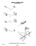 WIRING HARNESS Diagram and Parts List for SHF5584P2  Whirlpool Dishwasher