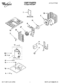 UNIT PARTS Diagram and Parts List for ACQ158PT1  Whirlpool Air Conditioner