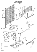 UNIT PARTS Diagram and Parts List for TT18TKRPS00  Estate Refrigerator