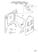 REAR CHASSIS, LIT/OPTIONAL Diagram and Parts List for KESC300BBL9  KitchenAid Range