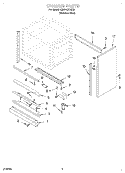 CHASSIS, OPTIONAL Diagram and Parts List for KDRP407HSS2  KitchenAid Range