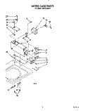METER CASE Diagram and Parts List for CA2751XWW1  Whirlpool Washer