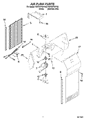 AIR FLOW PARTS Diagram and Parts List for KSRX22FSST00  KitchenAid Refrigerator