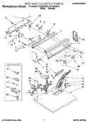 SECTION Diagram and Parts List for KEYE670BAL2  KitchenAid Dryer