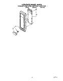 CONTROL PANEL, WIRING HARNESS Diagram and Parts List for KCMS125YWH0  KitchenAid Microwave