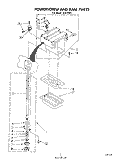CONTAINER Diagram and Parts List for KCC1500  KitchenAid Trash Compactor