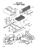 UNIT Diagram and Parts List for ET20NKXZW01  Whirlpool Refrigerator