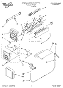 SECTION Diagram and Parts List for FIKIT99  Whirlpool Ice Maker