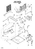 UNIT Diagram and Parts List for ST21PKXKQ01  Whirlpool Refrigerator