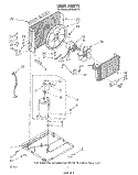 UNIT, LITERATURE Diagram and Parts List for AR1000XT0  Whirlpool Air Conditioner
