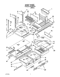 SHELF, LIT/OPTIONAL Diagram and Parts List for 3HKGN500001  Whirlpool Refrigerator