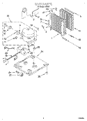 UNIT, LIT/OPTIONAL Diagram and Parts List for D30B0  Whirlpool Dehumidifier