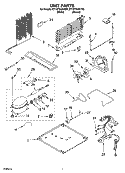 UNIT PARTS Diagram and Parts List for ET1WTKXKQ05  Whirlpool Refrigerator