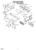 Part Location Diagram of 8185099 Whirlpool DEFLCTR-AR