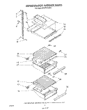 Part Location Diagram of 1120580 Whirlpool Shelf, Cantilever (sold individually, 3 recommended)