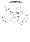TOP VENTING PARTS, OPTIONAL PARTS Diagram and Parts List for KEBK206SBL00  KitchenAid Wall Oven