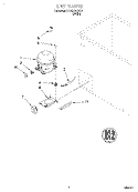 SECTION Diagram and Parts List for TCF0510GW04  Whirlpool Freezer