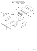 TOP VENTING, OPTIONAL Diagram and Parts List for KEBI101DWH6  KitchenAid Wall Oven