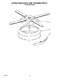 LOWER WASHARM AND STRAINER Diagram and Parts List for KUDP22ST2  KitchenAid Dishwasher