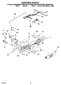 CONTROL PARTS Diagram and Parts List for GS2SHAXNB02  Whirlpool Refrigerator