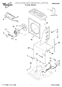 SECTION Diagram and Parts List for AD50LBK0  Whirlpool Dehumidifier