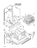 OVEN Diagram and Parts List for RM288PXS9  Whirlpool Microwave Oven Combo