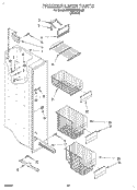 FREEZER LINER, LIT/OPTIONAL Diagram and Parts List for KSPB22QBBL00  KitchenAid Refrigerator