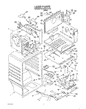 Part Location Diagram of 2166269 Whirlpool HOUSING, BASE