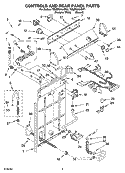 Part Location Diagram of 3951603 Whirlpool Timer - 60  Hz.